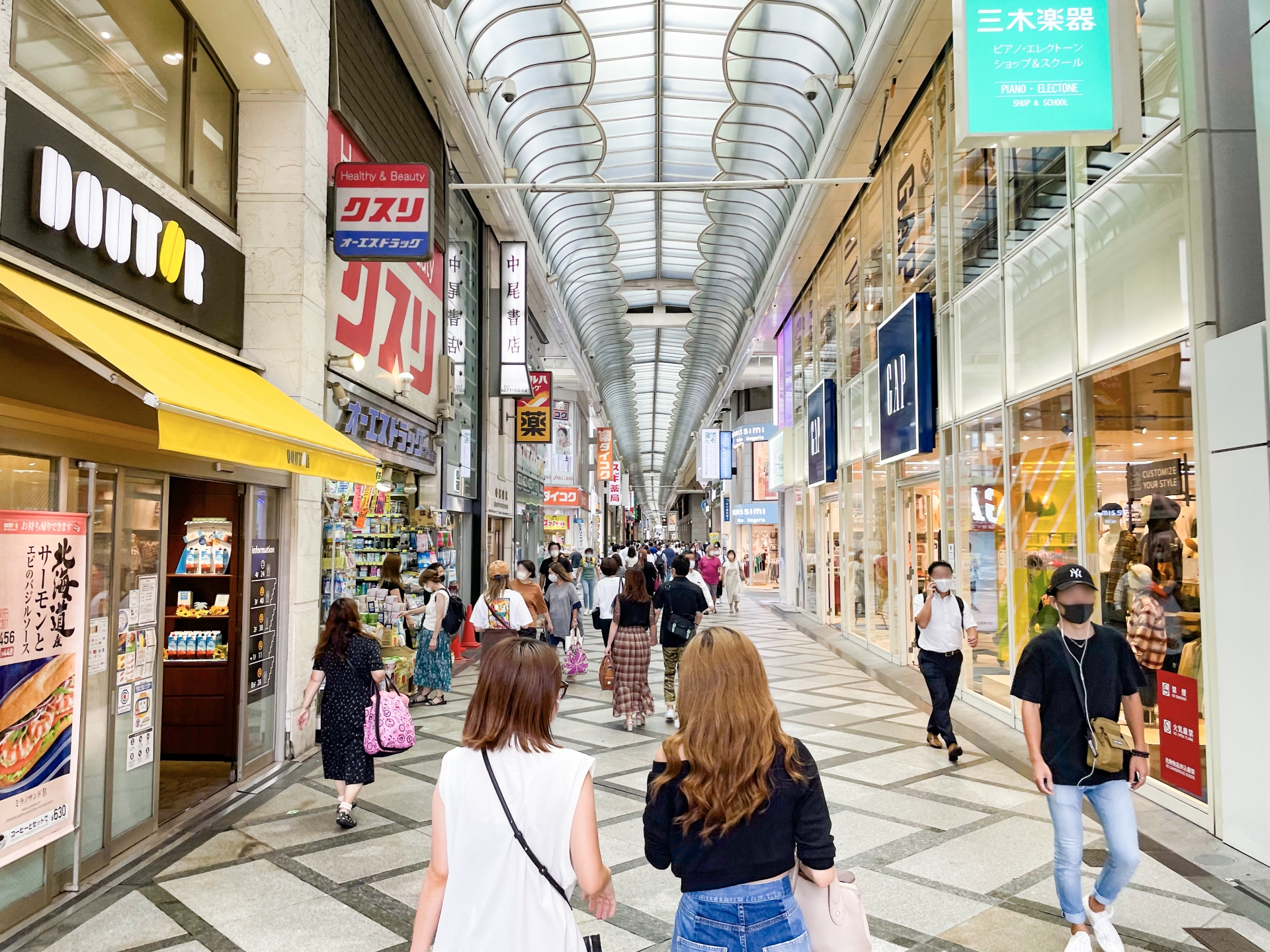心斎橋の街並み